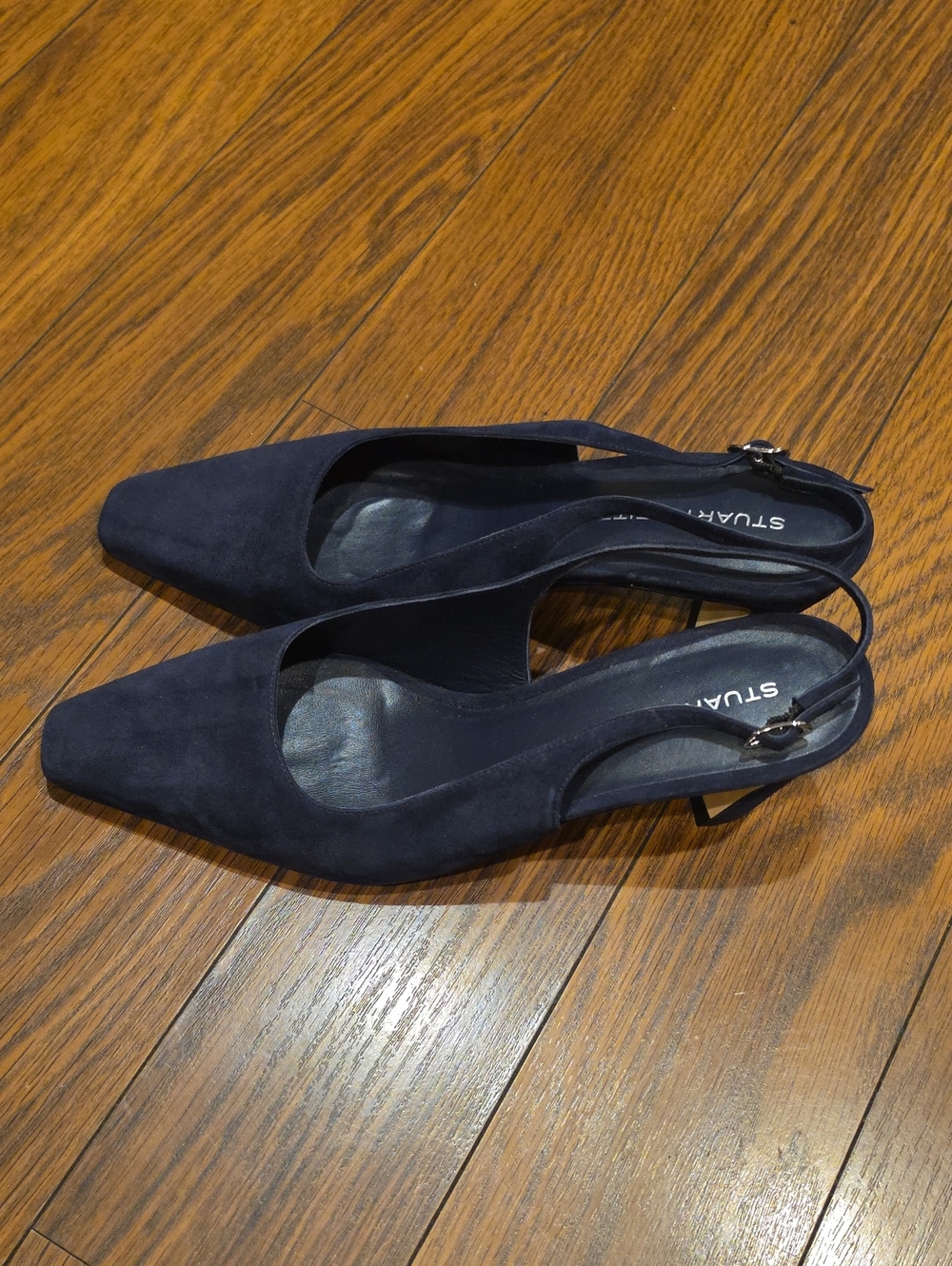Stuart Weitzman Stassi Slingback Pump In Blue - Picture 8 of 12